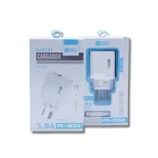 CARGADOR IBEK IPHONE 5.8A SALIDA TIPOC Y USB