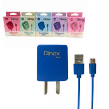 Cargador Dinax USB A TIPO C 3.0A COLORES