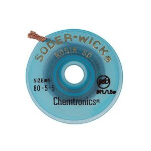 MALLA desoldante Chemtronics 80 – 5ft CHEM-WIK – Marron